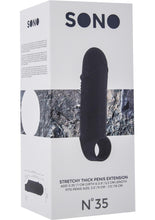 Load image into Gallery viewer, Sono No 35 Stretchy Thick Penis Extension Black