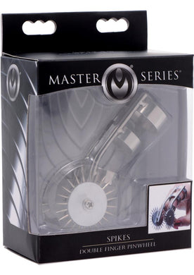 Master Series Spikes Double Finger Pinwheel Metal 3.75 Inch