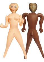 Load image into Gallery viewer, Zero Tolerance Blow Ups Interracial Cuckold Set 2 Dolls With Dvd And Lube Kit