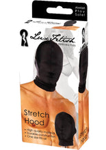Load image into Gallery viewer, Lux Fetish Stretch Hood Black One Size Fits All