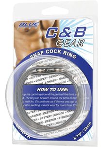 CandB Gear Snap Cock Ring Adjustable Black