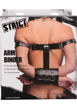 Load image into Gallery viewer, Strict Arm Binder Adjustable Restraint Straps Black