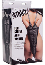 Load image into Gallery viewer, Strict Full sleeve Arm Binder Adjustable Restraint Straps Black