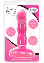 Load image into Gallery viewer, Simple And True Extra Touch Finger Silicone Massager Pink 4.9 Inch