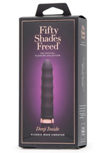 Load image into Gallery viewer, Fifty Shades Freed Deep Inside USB Rechargeable Classic Wave Vibrator Waterproof Black