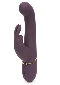 Fifty Shades Freed Come to Bed USB Rechargeable Slimline Rabbit Vibrator Black