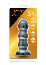 Load image into Gallery viewer, Jet Black Jack Carbon Metallic Black Anal Plug Non Vibrating