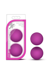 Luxe Double O Kegel Balls Pink Weighted .8 Ounce