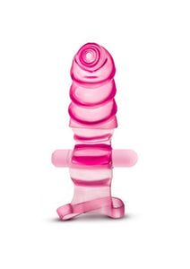 Splash Juicer Finger Sleeve With Bullet Waterproof Pink
