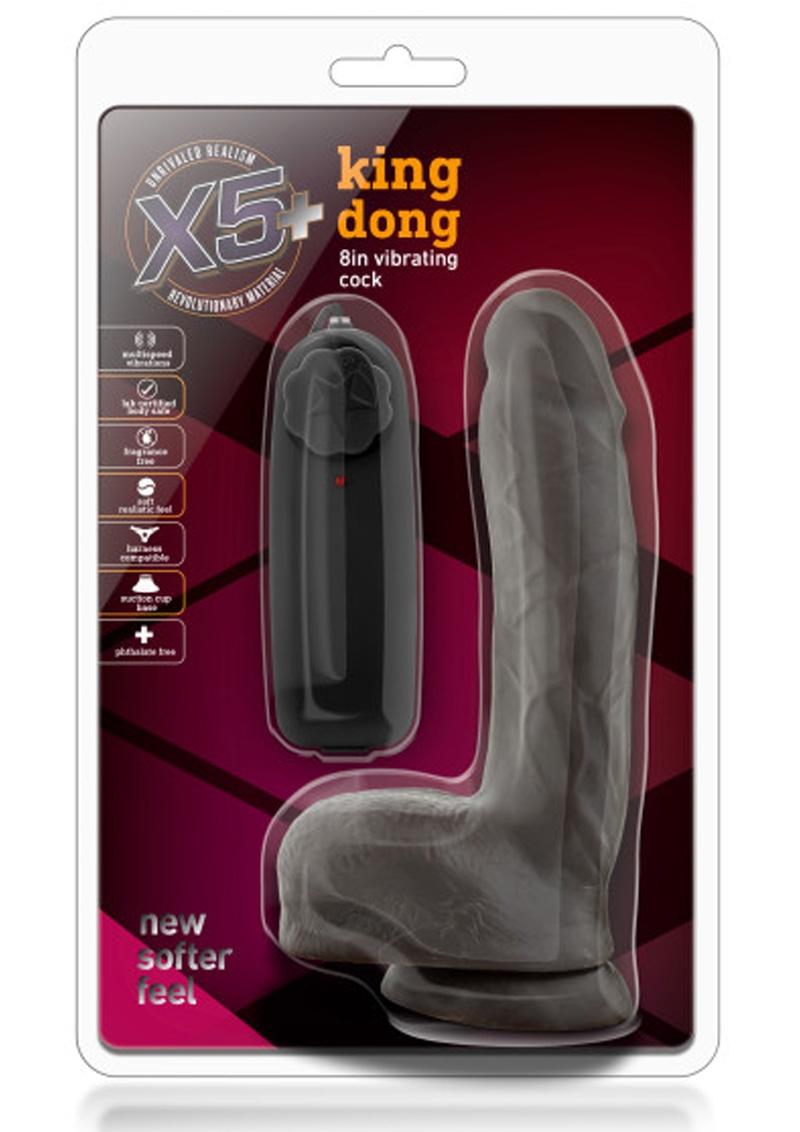X5 Plus King Dong Vibe Cock Chocolate 8 Remote Control
