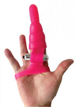 Load image into Gallery viewer, Wet Dreams Wrist Rider Dual Motor Silicone Finger/Palm Play Vibe Water Resistant Pink