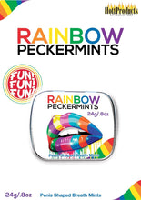 Load image into Gallery viewer, Rainbow Peckermints Breath Mints .8 Ounce Tin