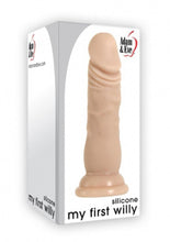 Load image into Gallery viewer, Adam and Eve My First Willy Silicone Realistic Dildo Flesh 5.25 Inch