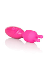 Load image into Gallery viewer, Tiny Teasers Bunny USB Rechargeable Mini Vibe Silicone Rabbit Head Waterproof Pink