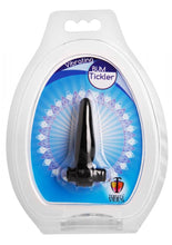 Load image into Gallery viewer, Trinity Vibes Vibrating Bum Tickler Anal Plug Black 2.5 Inch