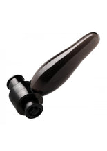 Load image into Gallery viewer, Trinity Vibes Vibrating Bum Tickler Anal Plug Black 2.5 Inch