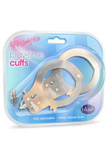 Load image into Gallery viewer, Play With Me Play Time Cuffs Adjustable Silver