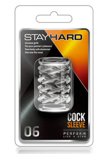 Stay Hard Cock Sleeve 06 Clear 2 Inch