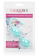 Load image into Gallery viewer, Weighted Kegel Balls Silicone With Retrival Cord Teal