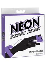 Load image into Gallery viewer, Neon Magic Touch Finger Fun Wired Remote Control Finger Ticklers Purple