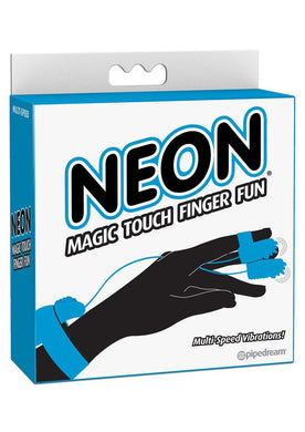 Neon Magic Touch Finger Fun Wired Remote Control Finger Ticklers Blue