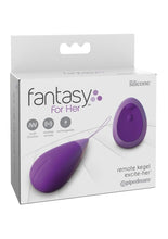 Load image into Gallery viewer, Fantasy For Her Silicone Wireless Remote Kegel Excite Her Waterproof Purple