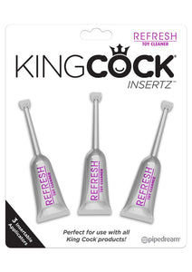 King Cock Insertz Refresh Toy Cleaner 3 Each Per Pack