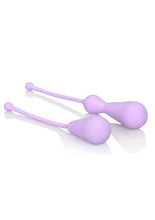Load image into Gallery viewer, Dr. Laura Berman Intimate Basics Silicone Weighted Kegel Exerciser Set Purple 2 Each