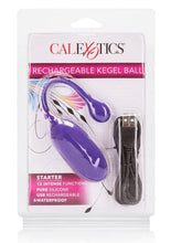 Load image into Gallery viewer, Rechargeable Kegel Ball USB Recharge Silicone Ball Waterproof Purple 3 Inch