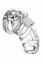 Load image into Gallery viewer, Man Cage Model 02 Male Chastity With Lock Clear 3.5 Inch