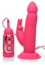 Load image into Gallery viewer, Frisky Silicone Head Spin Pink Dancing Rabbit Vibe Splash Proof 6 Inch