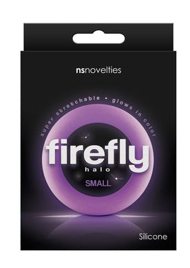 Firefly Halo Silicone Cock Ring Purple Small
