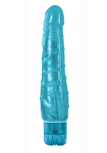 Load image into Gallery viewer, Lollies Taffy Textured Vibrator Blue 6.7 Inch