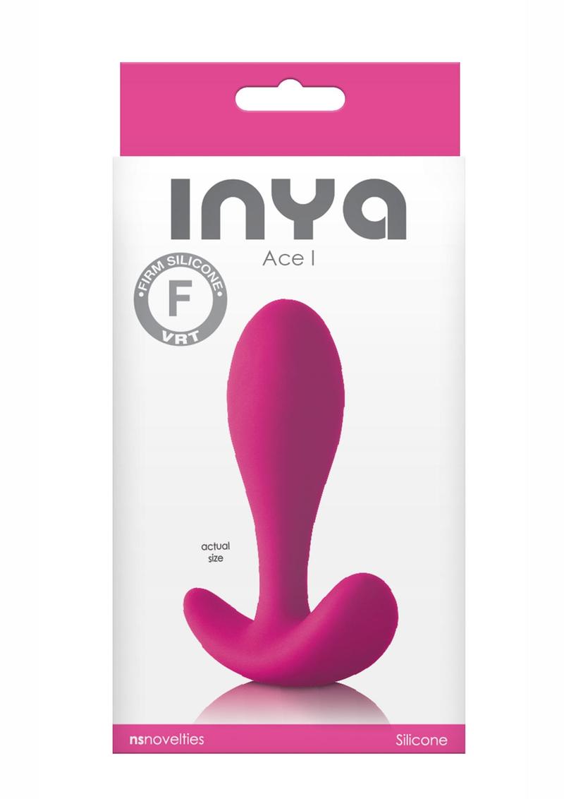Inya Ace I Silicone Butt Plug Pink 4 Inch