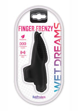 Load image into Gallery viewer, Wet Dreams Finger Frenzy Play Vibe Waterproof Black