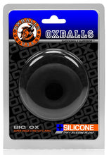 Load image into Gallery viewer, Big Ox Super Mega Stretch Silicone Cock Ring Black Ice