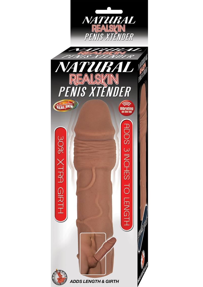 Nasstoys Natural Realskin Penis Xtender Waterproof Brown