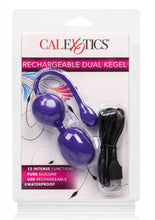 Load image into Gallery viewer, Rechargeable Dual Kegel Silicone Rechargeable Waterproof Purple