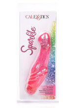 Load image into Gallery viewer, Sparkle G Glitz G Spot Vibrator Waterproof Pink 6.25 Inches