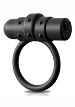 Load image into Gallery viewer, Sir Richards Control Vibe Cock Ring Silicone Rechargeable Waterproof Black
