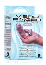 Load image into Gallery viewer, Vibro finger Wearable Stimulator Phallic Purple