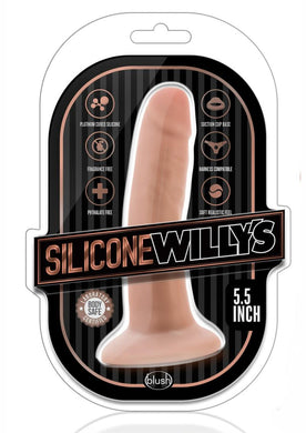 Silicone Willy`s Non Vibrating Realistic Dildo Vanilla 5.5 Inch