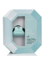 Load image into Gallery viewer, Jopen Pave Liz Silicone With Crystals Finger Massager USB Rechargeable Waterproof Blue