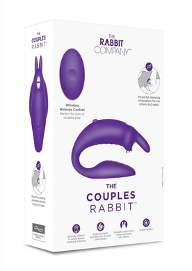 The Rabbit Company The Couples Rabbit Silicone Purple