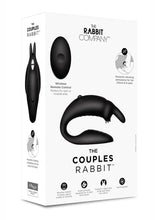 Load image into Gallery viewer, The Rabbit Company The Couples Rabbit Silicone Black