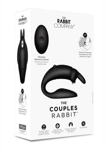 The Rabbit Company The Couples Rabbit Silicone Black