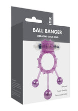 Load image into Gallery viewer, Linx Ball Banger Cock Ring Purple Os