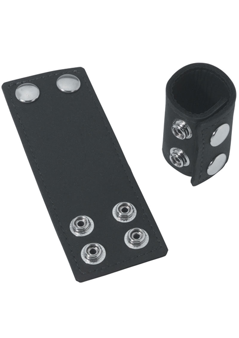 Ball Stretcher With Snaps 2 Inch Black