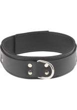Load image into Gallery viewer, Double Strap Original Cut Leather Collar Black