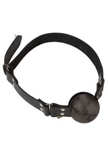 Large Ball Gag With D Ring 2 Inch Black